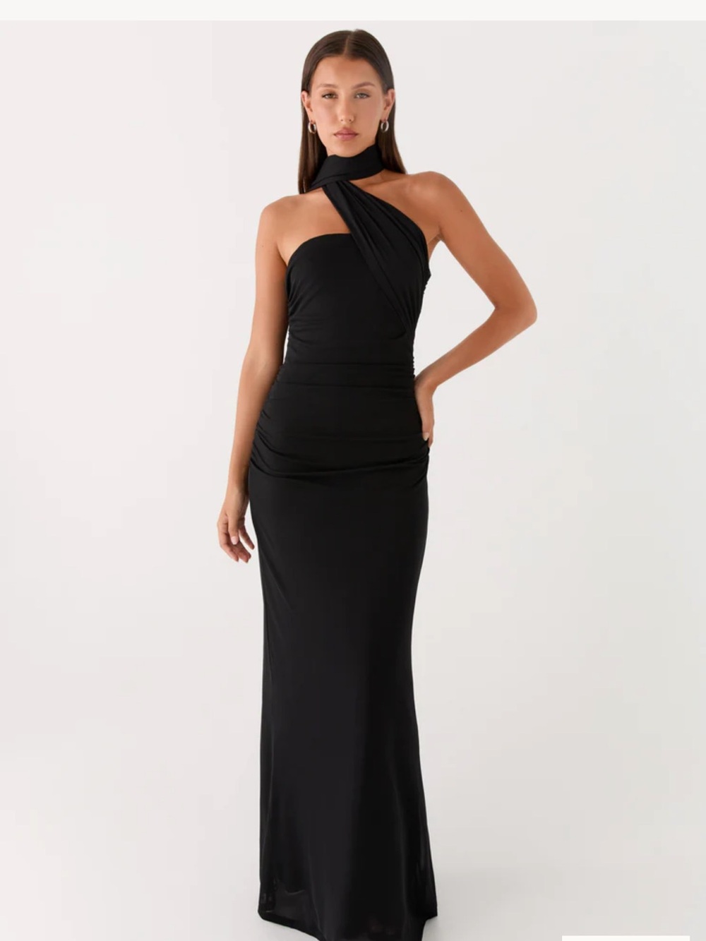 Black maxi dress